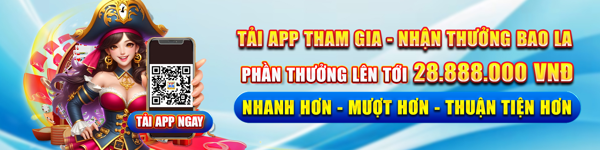 Vipwin tham gia nhận thưởng bao la lên tới 28888k